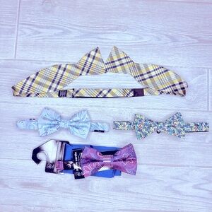 4 bow ties Steve Harvey , unbranded and staffer brands adjustable formal wear
